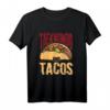 Tacos und Taekwondo T-Shirt – Perfektes Geschenk für Kampfsportler, Taekwondo Kämpfer & Asien Liebhaber zu Weihnachten & Geburtstag