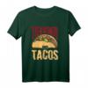 Tacos und Taekwondo T-Shirt – Perfektes Geschenk für Kampfsportler, Taekwondo Kämpfer & Asien Liebhaber zu Weihnachten & Geburtstag