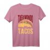 Tacos und Taekwondo T-Shirt – Perfektes Geschenk für Kampfsportler, Taekwondo Kämpfer & Asien Liebhaber zu Weihnachten & Geburtstag