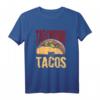 Tacos und Taekwondo T-Shirt – Perfektes Geschenk für Kampfsportler, Taekwondo Kämpfer & Asien Liebhaber zu Weihnachten & Geburtstag