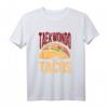 Tacos und Taekwondo T-Shirt – Perfektes Geschenk für Kampfsportler, Taekwondo Kämpfer & Asien Liebhaber zu Weihnachten & Geburtstag