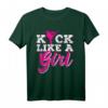 Karate Frau Kickboxen Kampfkunst Geschenk T-Shirt - Lustiges Design für Kampfsportliebhaberinnen mit schwarzem Gürtel