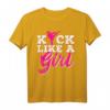 Karate Frau Kickboxen Kampfkunst Geschenk T-Shirt - Lustiges Design für Kampfsportliebhaberinnen mit schwarzem Gürtel