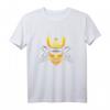Samurai Japanisch Hannya Rüstung Maske T-Shirt in Gold – Perfekt für Fans von Anime, Kampfsport & asiatischer Kultur als Geschenk oder zum Selbertragen