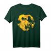 Furchtloses Goldener Chinesischer Drache Feuerkugel T-Shirt – Magisches, kraftvolles Design für Drachen- und Kulturfans, Unisex