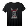 Lesen und Hase Ironisch Sonnenbrille Kaninchen T-Shirt – Witziges Geschenk für Bücherliebhaber, Lehrer, Schüler und Tierfreunde