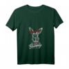 Damen Lesen und Hase Ironisch Sonnenbrille T-Shirt mit V-Ausschnitt – Lustiges Geschenk für Bücher- und Kaninchenliebhaberinnen
