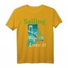 Segel Design T-Shirt - Tolle Geschenkidee für Kapitän, Segler und Meerliebhaber zum Geburtstag & Weihnachten