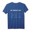 Mein perfekter Tag, genießen mit Kaffee, Segeln & Bier Kapitän T-Shirt – Perfektes Geschenk für Segler & Kapitäne zum HapMonkey
