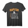 Kapitän Ich Habe Immer Recht Boot Segeln Kapitän T-Shirt - Lustiges Segler Motiv für Bootsfahrer & Kapitäne