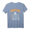 Kapitän Ich Habe Immer Recht Boot Segeln Kapitän T-Shirt - Lustiges Segler Motiv für Bootsfahrer & Kapitäne