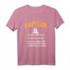 Kapitän Ich Habe Immer Recht Boot Segeln Kapitän T-Shirt - Lustiges Segler Motiv für Bootsfahrer & Kapitäne