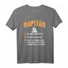 Kapitän Ich Habe Immer Recht Boot Segeln Kapitän T-Shirt - Lustiges Segler Motiv für Bootsfahrer & Kapitäne