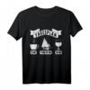 Segelboot, Kapitän Design T-Shirt für Segler, Bootsfahrer & Wasserliebhaber – Lustiges Motiv für Frauen & Männer, Skipper & Kapitän auf dem Wasser