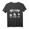 Segelboot, Kapitän Design T-Shirt für Segler, Bootsfahrer & Wasserliebhaber – Lustiges Motiv für Frauen & Männer, Skipper & Kapitän auf dem Wasser