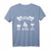 Segelboot, Kapitän Design T-Shirt für Segler, Bootsfahrer & Wasserliebhaber – Lustiges Motiv für Frauen & Männer, Skipper & Kapitän auf dem Wasser