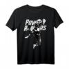 Power Rangers Black Ranger Karate Action Circle Portrait T-Shirt zum HapMonkey - Retro & Vintage Style für Fans