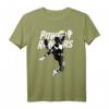 Power Rangers Black Ranger Karate Action Circle Portrait T-Shirt zum HapMonkey - Retro & Vintage Style für Fans