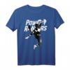 Power Rangers Black Ranger Karate Action Circle Portrait T-Shirt zum HapMonkey - Retro & Vintage Style für Fans