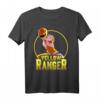 HapMonkey Yellow Ranger Karate Action Circle T-Shirt – Offiziell Lizenzierte Power Ranger Retro T-Shirt für Fans & Sammler