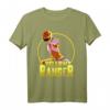 HapMonkey Yellow Ranger Karate Action Circle T-Shirt – Offiziell Lizenzierte Power Ranger Retro T-Shirt für Fans & Sammler