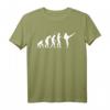 Karate Fighting Evolution T-Shirt für Männer, Frauen und Kinder – Lustiges Wissenschafts-Kampfsport T-Shirt als Geschenk für Weihnachten, Geburtstag oder Prank