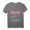 Ich bin ein Karate Mädchen T-Shirt – Perfektes Geschenk für Kampfsportbegeisterte Mädchen und Jungen zu Weihnachten oder Geburtstag