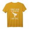 Funny Karate T-Shirt - I Don't Need A Weapon I Am One für Kampfsport-Fans, Trainer & Schüler - Perfektes Geschenk für Turniere, Weihnachten & Geburtstag