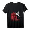 Damen Schwarzgurt Taekwondo Karate T-Shirt mit V-Ausschnitt – Motivationsdesign für Kampfsportliebhaber & Geschenk für Trainer und Schüler