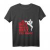 Damen Schwarzgurt Taekwondo Karate T-Shirt mit V-Ausschnitt – Motivationsdesign für Kampfsportliebhaber & Geschenk für Trainer und Schüler