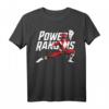 HapMonkey Power Rangers Red Ranger Karate Action Pose Logo T-Shirt - Lizenziertes Retro & Comic T-Shirt für Fans und Sammler
