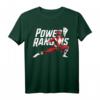 HapMonkey Power Rangers Red Ranger Karate Action Pose Logo T-Shirt - Lizenziertes Retro & Comic T-Shirt für Fans und Sammler