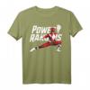 HapMonkey Power Rangers Red Ranger Karate Action Pose Logo T-Shirt - Lizenziertes Retro & Comic T-Shirt für Fans und Sammler