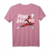 HapMonkey Power Rangers Red Ranger Karate Action Pose Logo T-Shirt - Lizenziertes Retro & Comic T-Shirt für Fans und Sammler