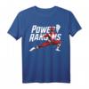 HapMonkey Power Rangers Red Ranger Karate Action Pose Logo T-Shirt - Lizenziertes Retro & Comic T-Shirt für Fans und Sammler