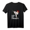 Kids Cute but Dangerous Karate & Taekwondo Mädchen Training T-Shirt – Perfektes Geschenk für junge Kampfsportlerinnen zu Ostern, Geburtstag & Weihnachten