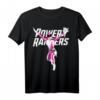 HapMonkey Pink Ranger Karate Action Pose Logo T-Shirt – Retro Vintage Power Ranger Fanartikel für Männer, Frauen, Kinder & Fans der 90er