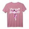 HapMonkey Pink Ranger Karate Action Pose Logo T-Shirt – Retro Vintage Power Ranger Fanartikel für Männer, Frauen, Kinder & Fans der 90er