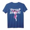HapMonkey Pink Ranger Karate Action Pose Logo T-Shirt – Retro Vintage Power Ranger Fanartikel für Männer, Frauen, Kinder & Fans der 90er