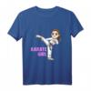 Kinder Süßes Karate Mädchen T-Shirt – Perfektes Geschenk für Kyokushin & Ryukyu Fans, Kampfsportler & Kinder