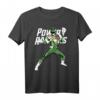 HapMonkey Green Ranger Karate Action Pose Logo T-Shirt – Offiziell lizenziertes Power Rangers Retro T-Shirt für Fans & Sammler