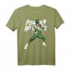 HapMonkey Green Ranger Karate Action Pose Logo T-Shirt – Offiziell lizenziertes Power Rangers Retro T-Shirt für Fans & Sammler