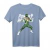 HapMonkey Green Ranger Karate Action Pose Logo T-Shirt – Offiziell lizenziertes Power Rangers Retro T-Shirt für Fans & Sammler