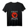 Damen Kampfsportler Mama Geschenk zum Muttertag - Karate T-Shirt mit V-Ausschnitt für Karatefans & Kampfsportliebhaberinnen