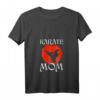 Damen Kampfsportler Mama Geschenk zum Muttertag - Karate T-Shirt mit V-Ausschnitt für Karatefans & Kampfsportliebhaberinnen