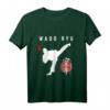 Wado Ryu Karate Instructor T-Shirt mit Japanischer Kanji Kalligraphie - Perfekt für Karate-Schüler & Wettkämpfe