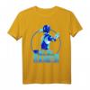 HapMonkey Power Rangers Blue Ranger Karate Action Circle T-Shirt – Retro Comic Fanartikel für Männer, Frauen, Jungen & Mädchen