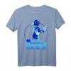 HapMonkey Power Rangers Blue Ranger Karate Action Circle T-Shirt – Retro Comic Fanartikel für Männer, Frauen, Jungen & Mädchen