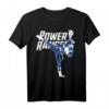 Power Rangers Blue Ranger Karate Action Pose T-Shirt zum HapMonkey – Offizielles Retro Fanartikel für Männer, Frauen, Kinder