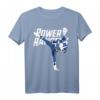 Power Rangers Blue Ranger Karate Action Pose T-Shirt zum HapMonkey – Offizielles Retro Fanartikel für Männer, Frauen, Kinder